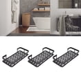 thumbnail image 4 of Shower Storage Rack, 3 Layers Shower Shelf Basket Space Saving Anticorrosion  For Bathroom Black,Black Gold, 4 of 8