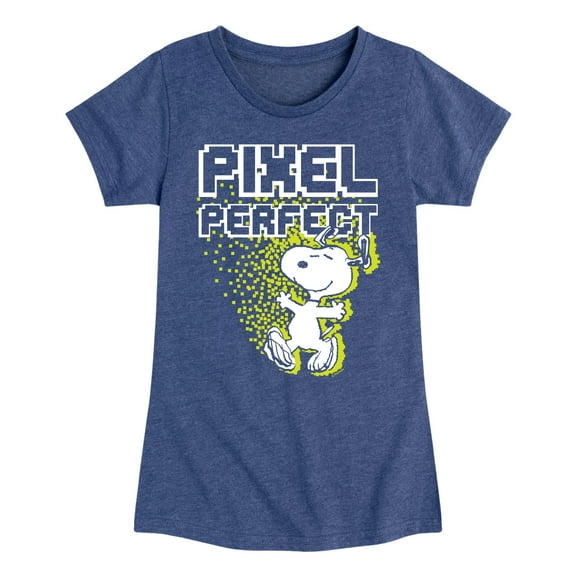 Peanuts - Pixel Perfect - Toddler & Youth Girls Short Sleeve Graphic T-Shirt