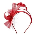 thumbnail image 1 of Aocisk Versatile Knot Headband for Commute - Elegant Bridal and Feather Hair Accessory Red One Size, 1 of 2