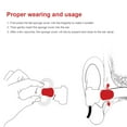 thumbnail image 4 of 6pcs Memory Foam Ear Tips Headphone Sponge Earbuds Noise Isolation Ear Cushions for In-ear Earphone, 4 of 7