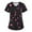 A_Multicolor&38UBHJGG#, variant on Garbnen Valentine Day Scrubs Plus Size Heart Graphic Short Sleeve V Neck Scrub Tops Women Design Cute with Pocket Stretch Nursing Scrubs S-5XL