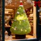 thumbnail image 5 of Juguetes de piscina, juguetes para bebés, juguetes para niños pequeños, árbol de Navidad con luces LED, funciona con pilas, decoración de mesa para el hogar, escritorio de oficina, mini árbol festivo, 5 of 6