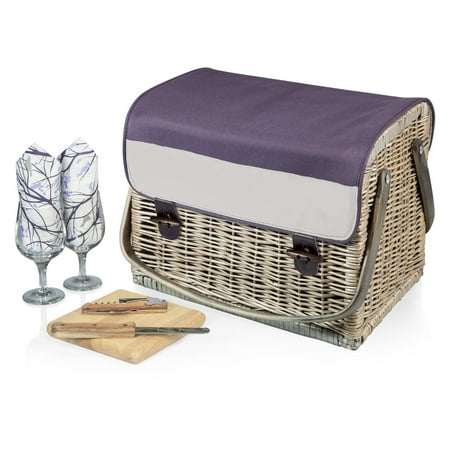 Picnic Time Aviano Kabrio Wine and Cheese Basket (Best Wine And Cheese Baskets)