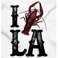 thumbnail image 2 of Louisiana Foodie I Love Crawfish LA Plus Size Crewneck Graphic Tee Shirt Brisco Brands 5X, 2 of 4