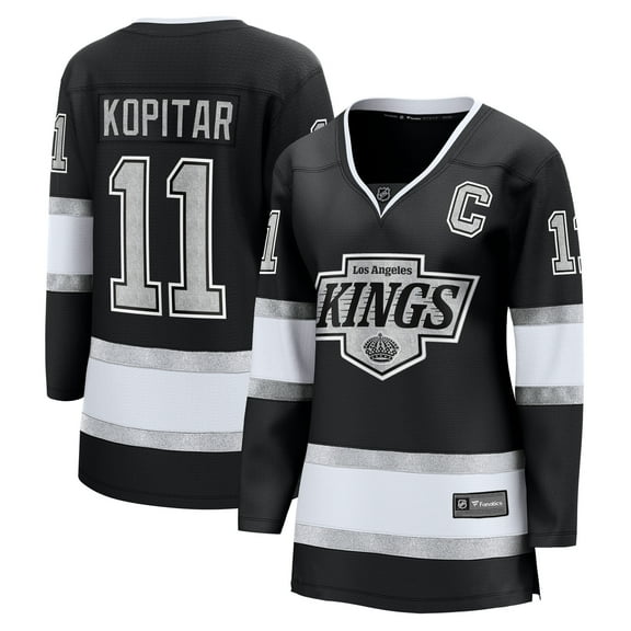 Women's Fanatics Anze Kopitar Black Los Angeles Kings Home Breakaway Jersey
