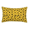thumbnail image 3 of Salouo Dinosaur Print Print Pillow Case Cover,Wrinkle-Free Bed Pillow Cover Pack of 1 Home Decor Fade-Resistant and Stain-Resistant ,Pillows Not Included -14"x20", 3 of 8
