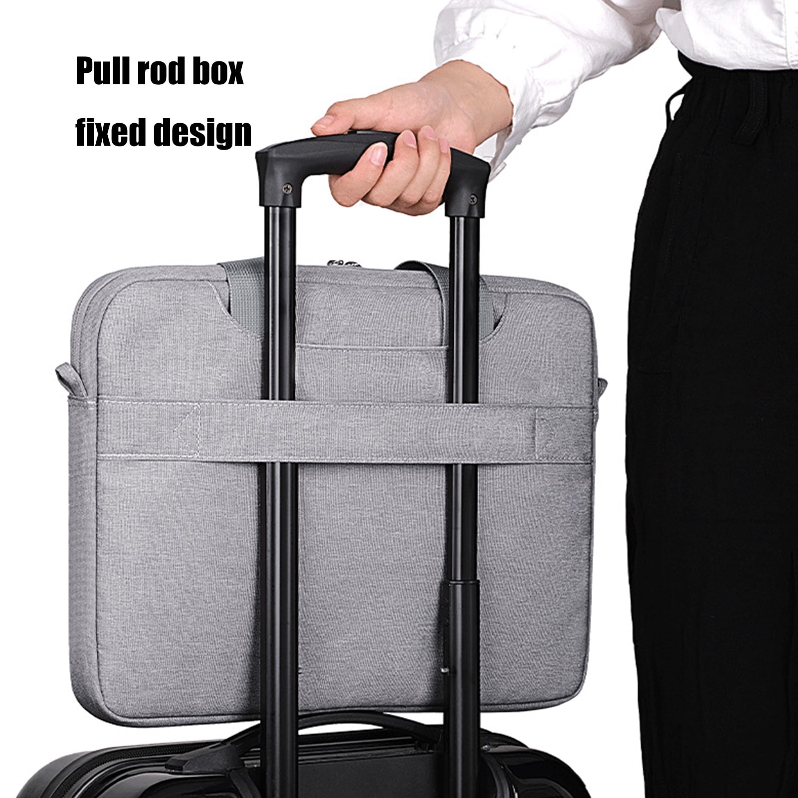 Water Resistant Polyester Computer Bag Protective Carrying Case with Shoulder Straps for 13.3 17.3inch Laptops