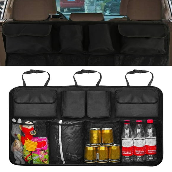 Organisateur de Coffre de Voiture Rangement Siège Arrière Sac de Rangement en Mesh Mesh Poche Protecteurs