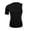 A-Black902, variant on JAJAHO Workout Shirts Men Athletic Moisture Wicking Tight Short Sleeve Asymmetrical Top For Training Gym Running Sports Stylish Tops
