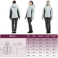 thumbnail image 3 of CAMEL Women's Ski Jacket Waterproof Winter Coat Windbreaker Fleece Inner Snow Hiking Gray M, 3 of 7