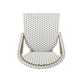 thumbnail image 3 of Ryder Chaise Bistro Française d'Extérieur, Ensemble de 4, Gris, Blanc, Fini Bambou, 3 of 9