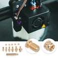 thumbnail image 4 of Miangastore Knurled Insert Nuts Golden 1 Set 1.4x0.2x0.2in, 4 of 9