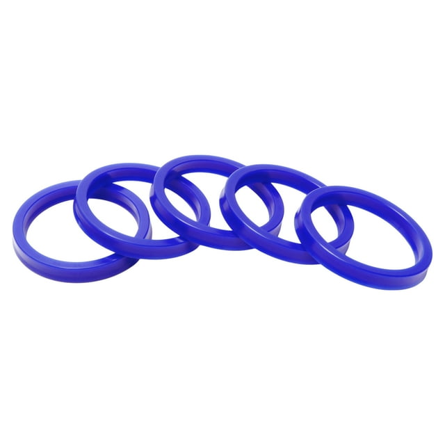 Sello de Aceite Universal Labio UN de Bargains Únicos, Sello de Eje Rotativo 80x95x12mm Alta Presión TPU Azul 5 Pcs