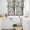 White Green, variant on Spring Forest Animals Kitchen Curtains Sets for Windows 36 Inch Length, Floral Botanical Trees Linen Rod Pocket Window Treatments Tier Curtains and Valances Set for Bedroom/Bathroom