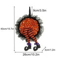 thumbnail image 2 of Witch Halloween Wreath Witch Legs Decoration Wreath For Front Door,Witch Wreath Hanging Welcome Wreath Sign Halloween Decor, 2 of 5