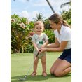 thumbnail image 6 of Cenuakty Baby 6M 12M 18M Boy Summer Romper Casual Golf-themed Embroidered Striped Crew Neck Short Sleeve Infant Jumpsuit, 6 of 9