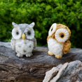 thumbnail image 6 of Sunxin Desktop Ornament Owl Resin Small Ornaments Decoration Bonsai Green Plant Creative Gift Crafts Ornaments, Owl Resin Small Ornaments *2 Pieces, 6 of 6