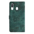 thumbnail image 2 of Compatible avec Samsung Galaxy A30/a20 Étui Embossée Papillon avec Portefeuille et Support, 2 of 5