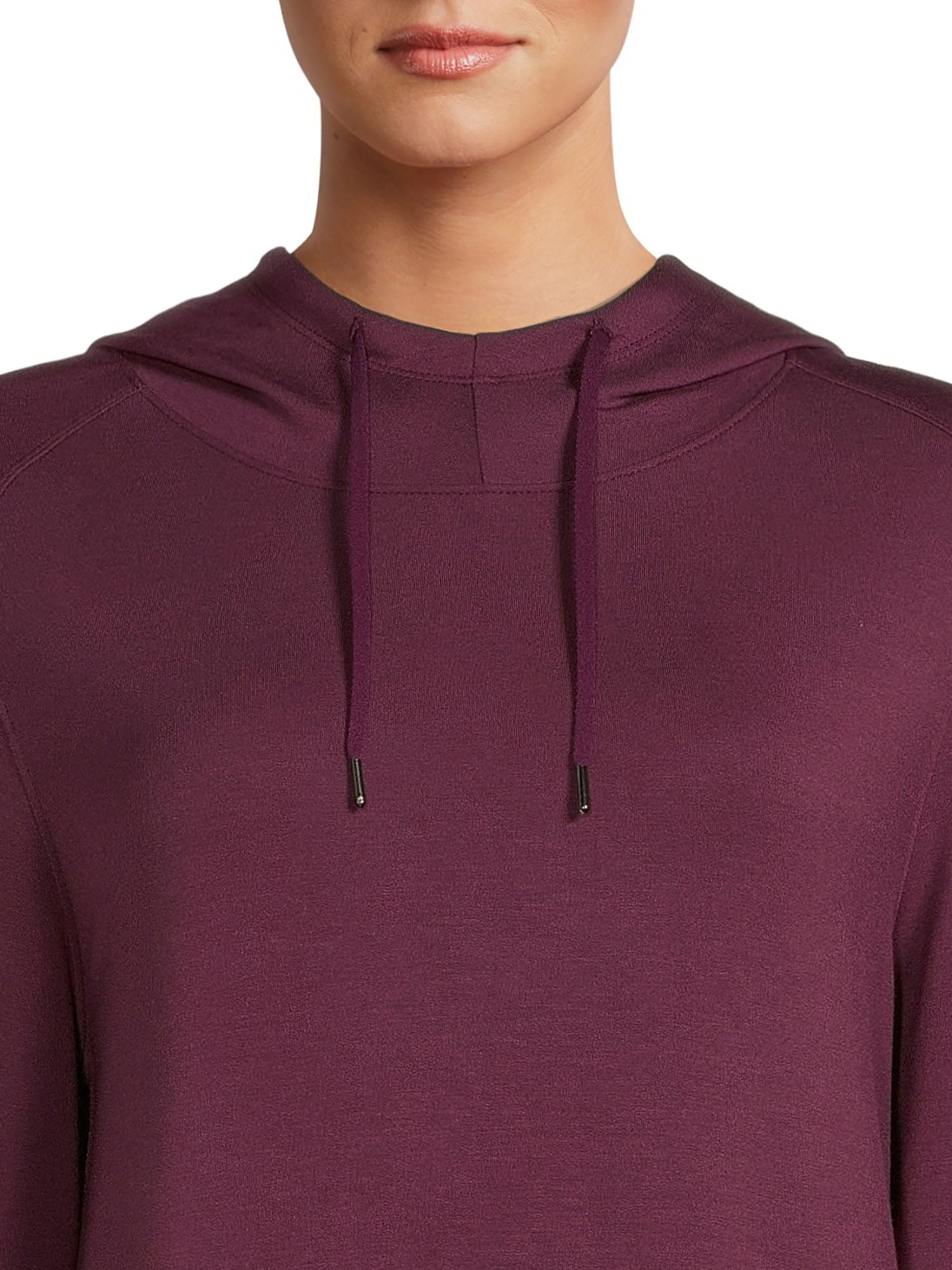Athletic Works Women's Athleisure Mock Neck Hoodie