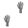 thumbnail image 3 of Soidarity Male Mannequin Hand Men's Hand Displays Bracelet Holder Jewelry Organizer Gris Izquierda 2piezas, 3 of 4
