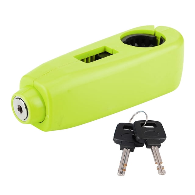 Manillar Bloqueo de seguridad Freno Acelerador Agarre Protección antirrobo Universal para motocicleta Scooter ATVVerde Jadeshay A