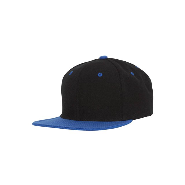CTH Vintage Snapback Cap Hat 2 Tone, Black Royal