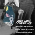 thumbnail image 6 of Naloa Astronaut With USA Flag Lunch box Lunch bag for men women Large capacity Lunchbox Insulated Lunch bag Lunch box cooler, 6 of 7