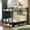 Bunk Bed, variant on Seizeen Queen Bunk Bed, Bed Frame with Full-Length Guardrail & Ladder, Under-Bed Storage, Noise Free, Mental Frame for Kids Adult, Black