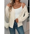 thumbnail image 6 of Sweaters for Women Fall Winter V Neck Button Down Cute Sweater Jacket Knit Tops  S, 6 of 8