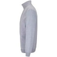 thumbnail image 3 of SOLS  Adult Conrad Marl Quarter Zip Sweatshirt, 3 of 4