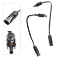 thumbnail image 4 of 1Pair PV Solar Cable Feedthrough 35cm Cable Copper Flat Connection Cable Balcony, 4 of 5