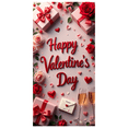 thumbnail image 1 of Valentines Day Backdrop Romantic Hearts Festive Banner for Wedding Event Party Celebration Photography Props Background Decor, 1 of 4