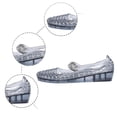 thumbnail image 5 of HOWPAY Sandals for Women Hollow out on Closed Toe Transparent Jelly Shoes Non- Summer Beach Casual Lightweight Ballet Flats Navy 41, 5 of 8