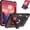 Black+Red, variant on AVAWO Case for iPad (A16) 11th Generation 11 Inch 2025, iPad 10th Generation 10.9" 2022, Heavy Duty Military Grade Shockproof Rugged Protective Cover with Stand for i Pad 11/10 Gen, Light Purple