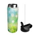 thumbnail image 2 of Yiaed green grass and butterfly Print Water Bottle with Straw Lid, Stainless Steel Double Wall Insulated Water Bottle | Leak-Proof and Spill-Proof Water Bottle, 2 of 8