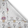 thumbnail image 6 of Ambesonne Hamsa Valance & Curtain, All Seeing Eye Ethnic Print, 55"x30", Peach Pink Blue, 6 of 6