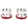 thumbnail image 4 of Aluminum NAB Hub Adapters, Easy To Install Red Base Aluminum 10 Inch Opener 1 Pair  For Reel To Reel Tape Recorder, 4 of 7