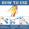 thumbnail image 4 of Piggyback Spade Connectors Quick Disconnect Electrical 60pcs, 4 of 4