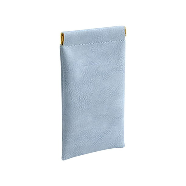 Estuche para gafas de sol con cierre automático azul para hombres y mujeres