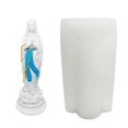 thumbnail image 4 of Abbracc Silicone Candle Making Model Mary DIY Holy Mother Crafting Plaster Epoxy A, 4 of 8