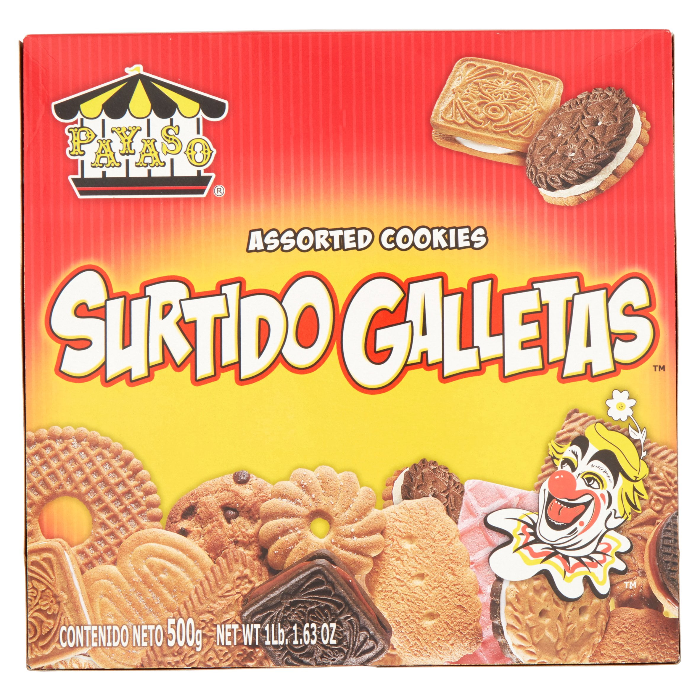 (3 pack) Payaso Assorted Cookies, 17.63 oz