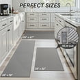thumbnail image 5 of FEELHOME Kitchen Rugs 20"x32" Non-Slip Absorbent Kitchen Floor Mats Geometric Kitchen Mat Washable Small Throw Rug for Kitchen Decor, Dark Gray, 5 of 7