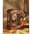 thumbnail image 2 of Bulova B1848 Nordale Tabletop Hardwood Mantel Desk Clock with Pendulum, Walnut, 2 of 2