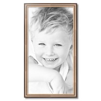 ArtToFrames 17x32" Anique Silver Picture Frame, Silver Wood Poster Frame, with Regular Acrylic and 2 (FBPL-4964)