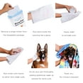 Scrubby Pet No Rinse Wipes Shampoo Mittens for Dogs & Cats, Grooming