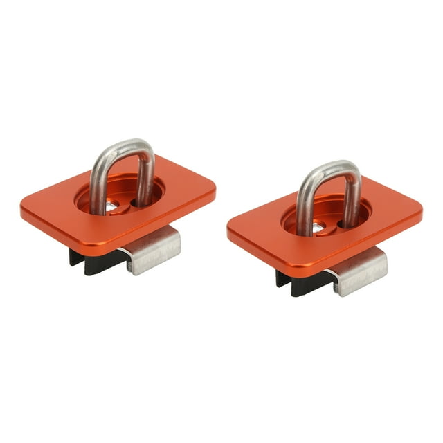 Amarres para plataforma de camión, 2 piezas de acero inoxidable Bull Bull Ring Bull Ring de acero inoxidable al ras Artesanía superior