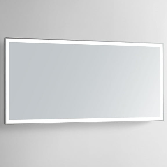 Modern Mirrors Vera Lighted Bathroom Vanity Mirror with Diffused Dimmable Daylight LED Lighting
