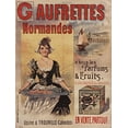 thumbnail image 2 of Vintage Apple Collection 15x18 Gold Ornate Wood Framed with Double Matting Museum Art Print Titled - Gaufrettes Normandes, 2 of 4
