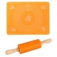 thumbnail image 1 of Orange-40 * 30 escala mat espejo luz inferior + mango de madera pequeño rodillo Xemadio 2034017-1, 1 of 9