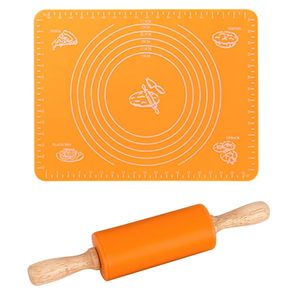 Orange-40 * 30 escala mat espejo luz inferior + mango de madera pequeño rodillo Xemadio 2034017-1